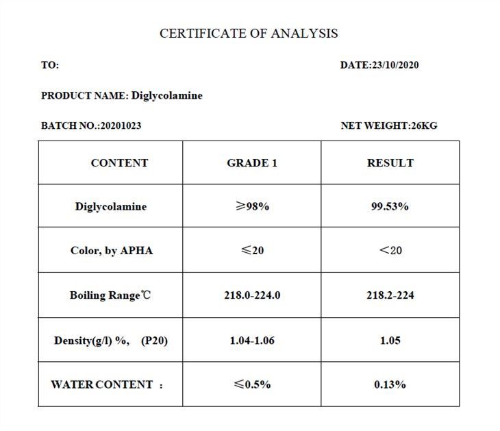 High Quality Diglycolamine(DGA) CAS 929-06-6 Professional Supplier Distributor